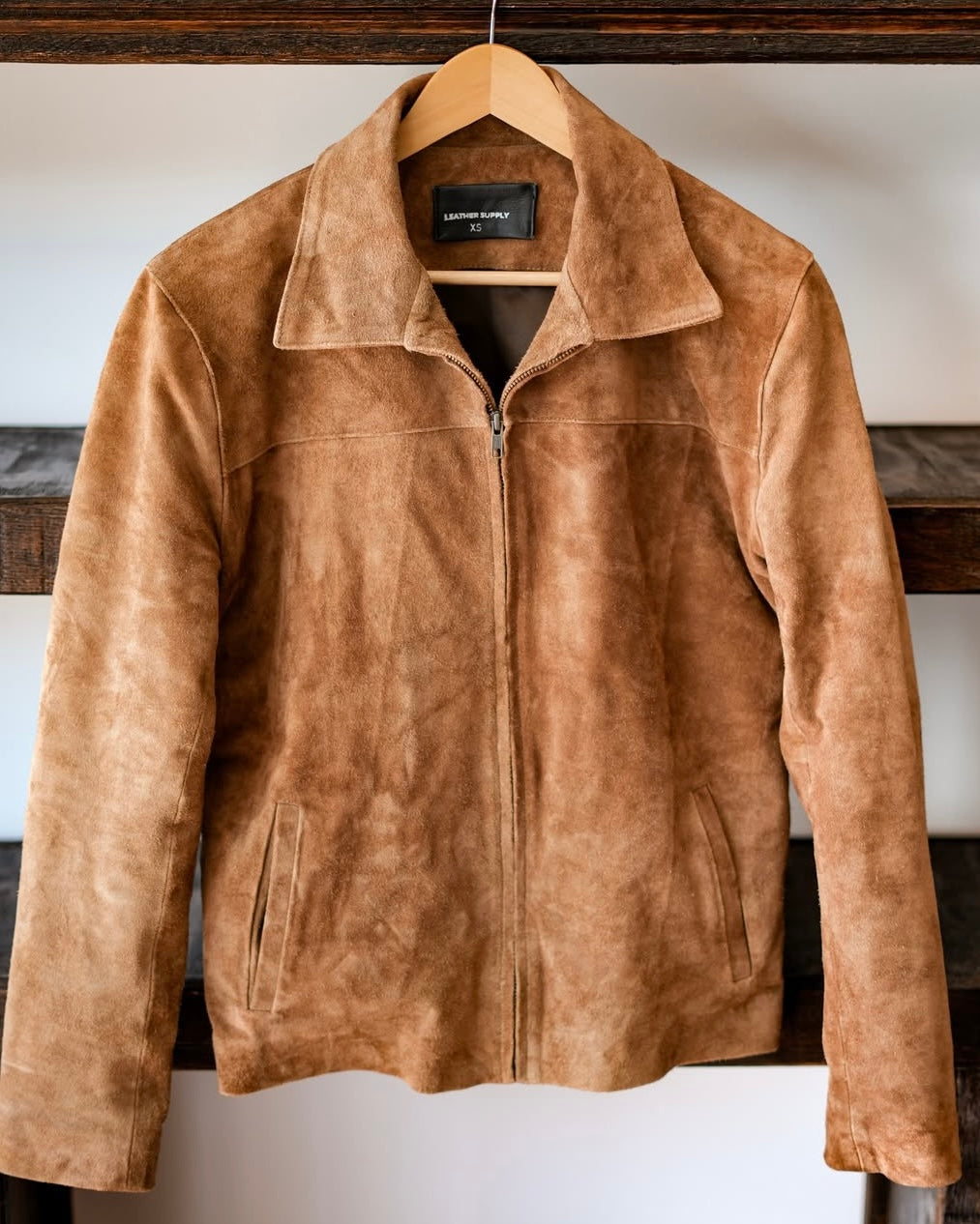 BROWN SUEDE DENVER JACKET