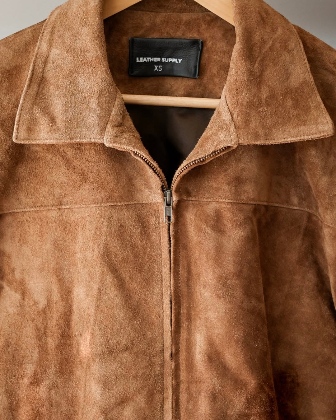 BROWN SUEDE DENVER JACKET