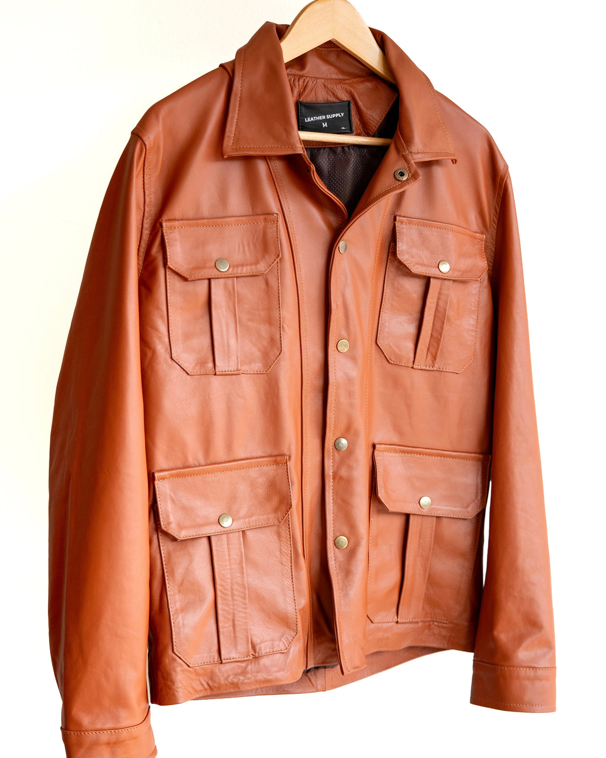 HONEY LEATHER CHICAGO JACKET