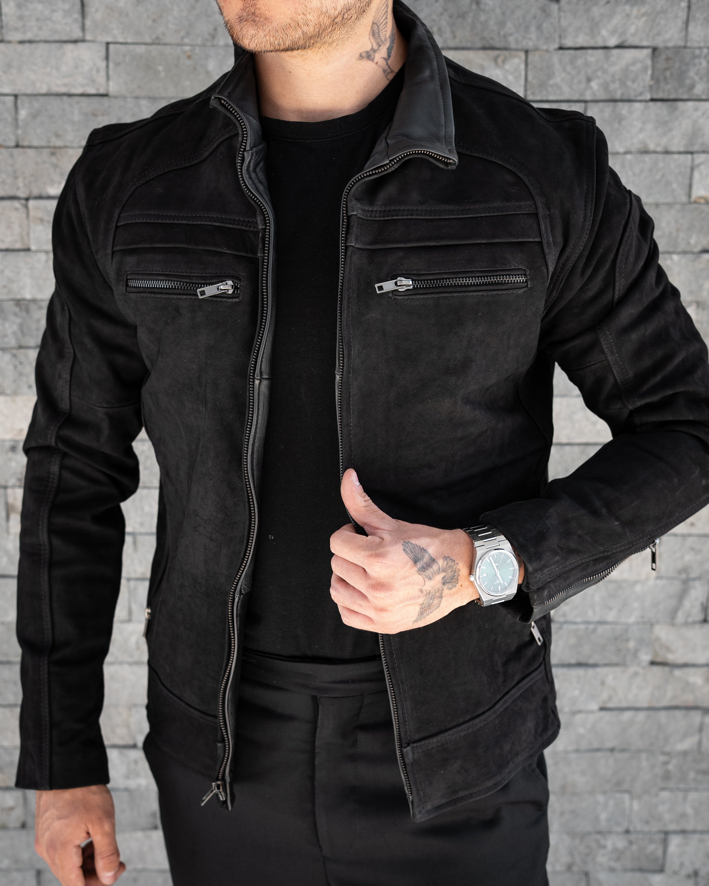BLACK SUEDE BERLIN JACKET