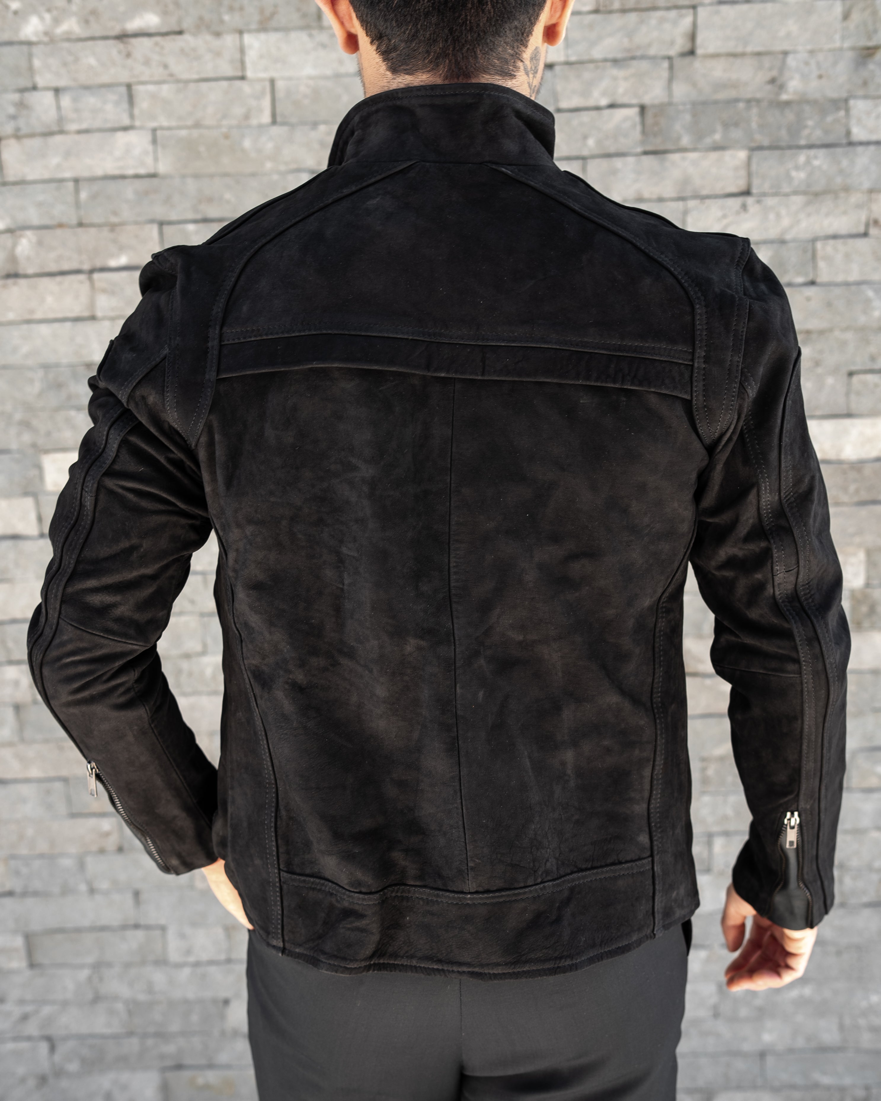 BLACK SUEDE BERLIN JACKET