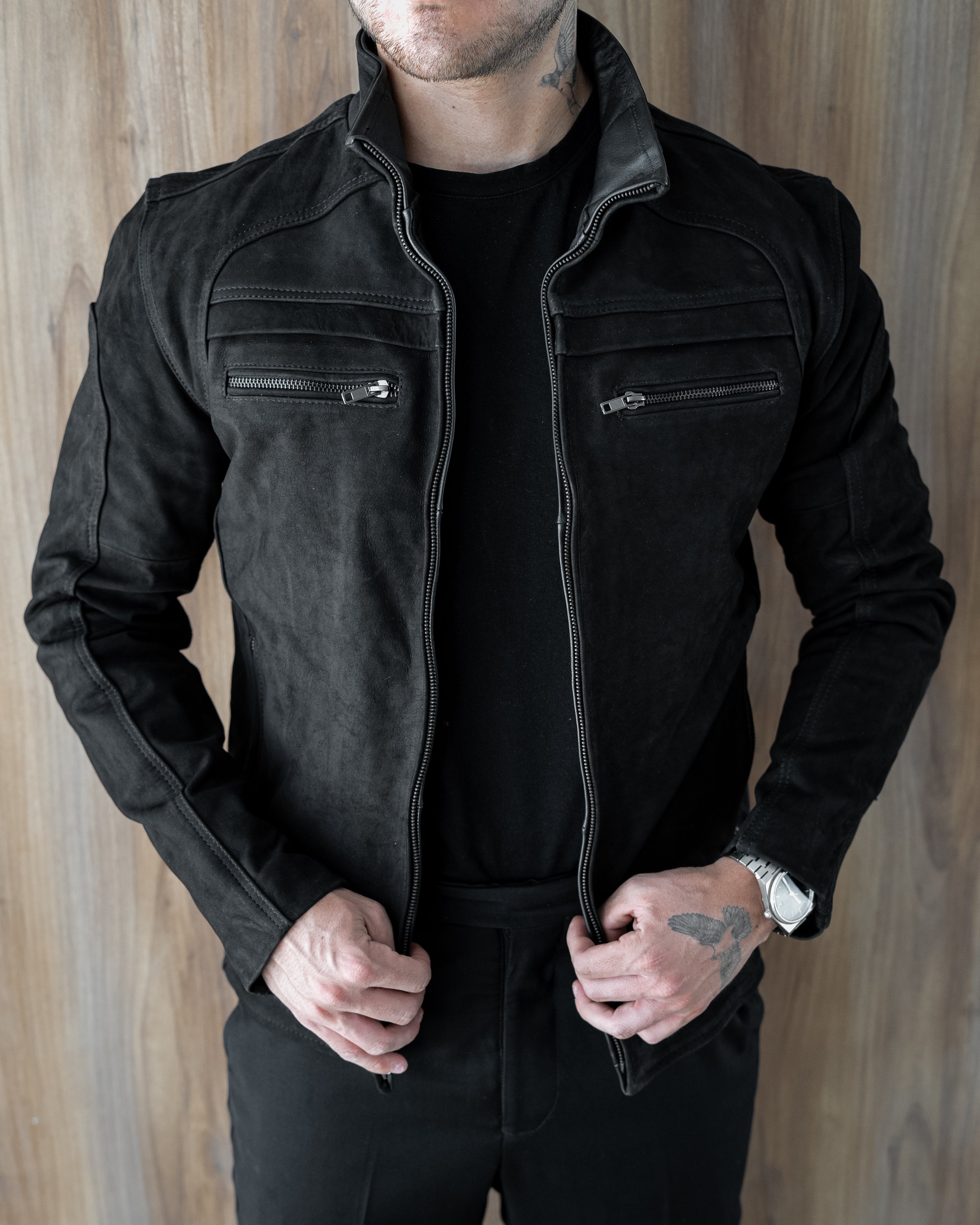 BLACK SUEDE BERLIN JACKET