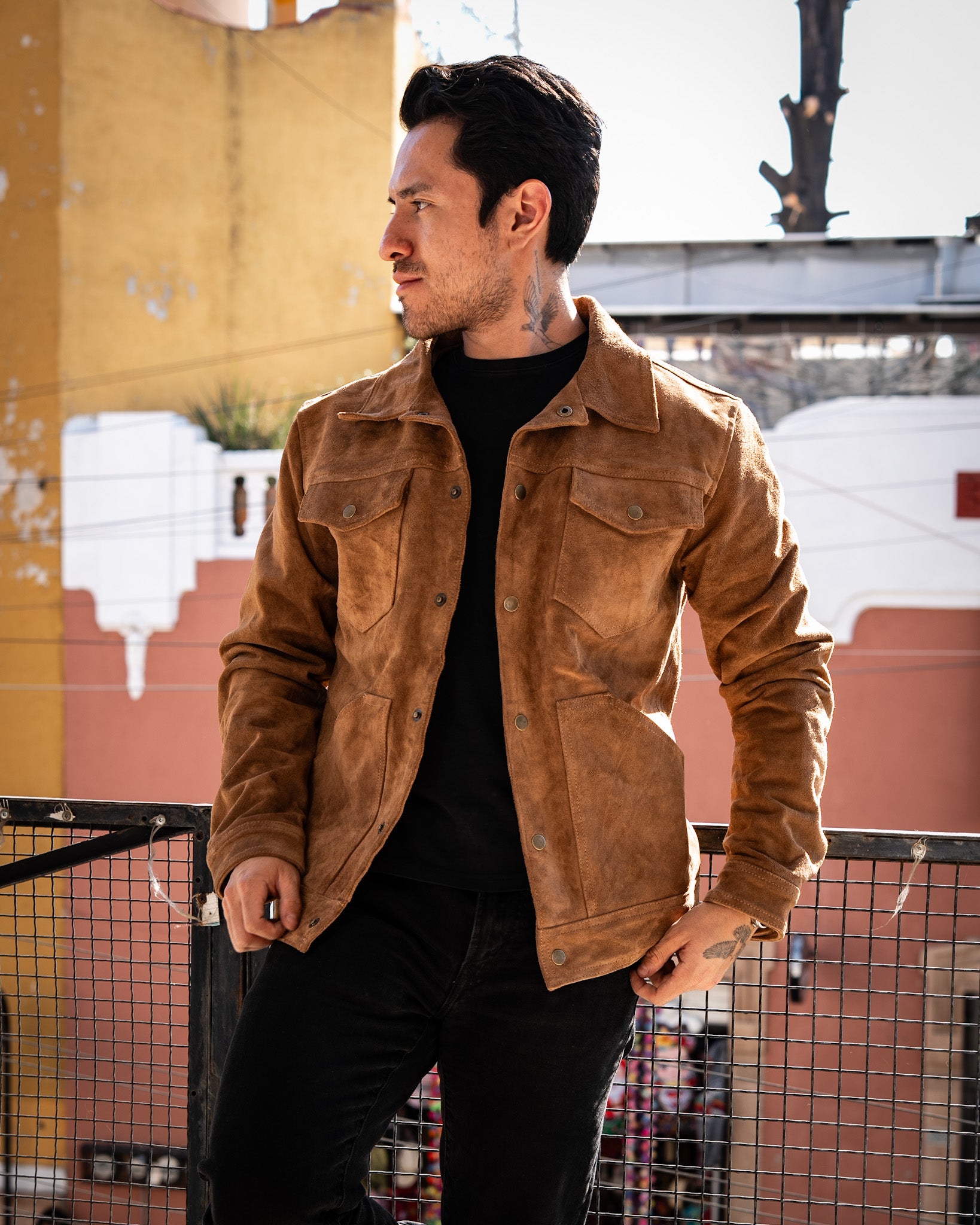 SUEDE ROMA JACKET