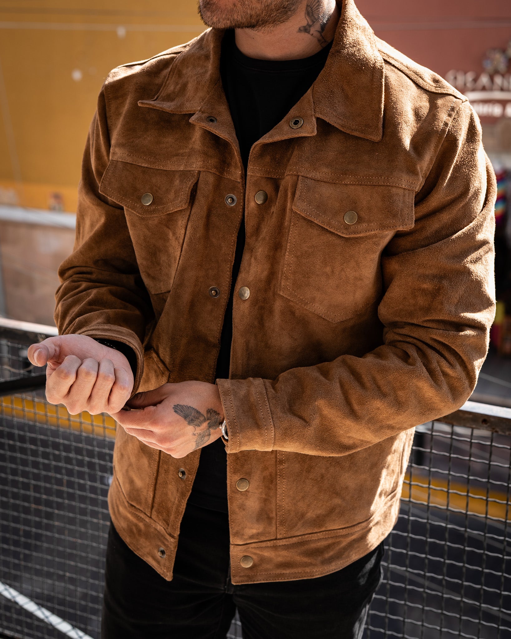 SUEDE ROMA JACKET