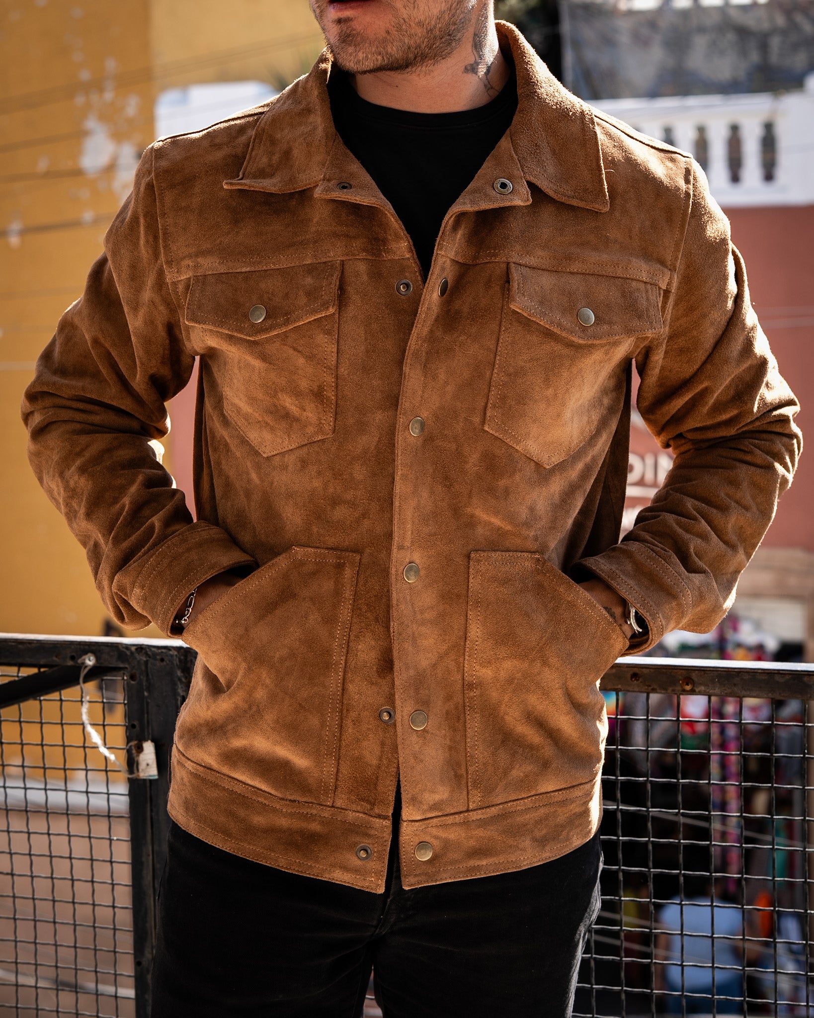 SUEDE ROMA JACKET