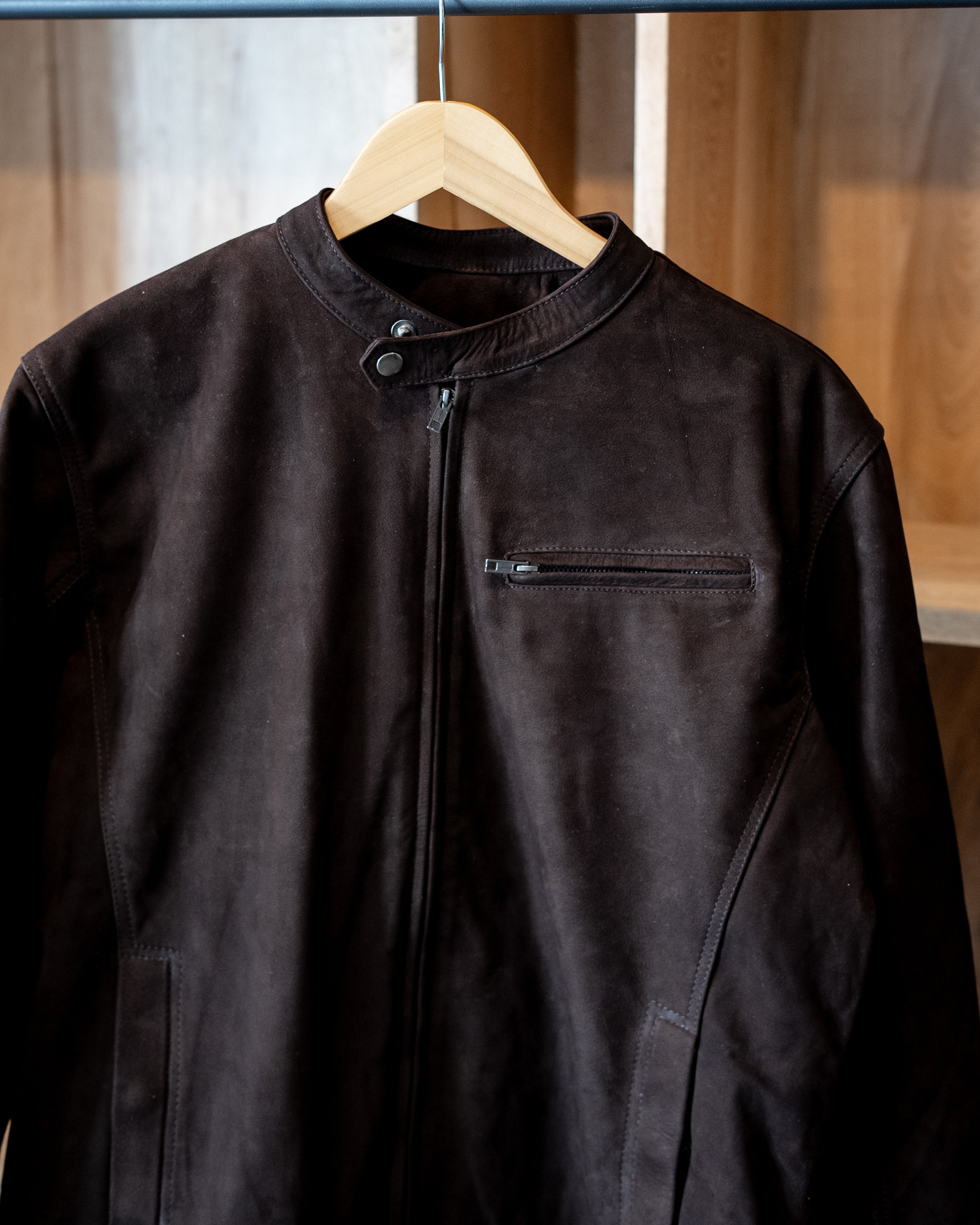 BROWN SUEDE MONTANA JACKET