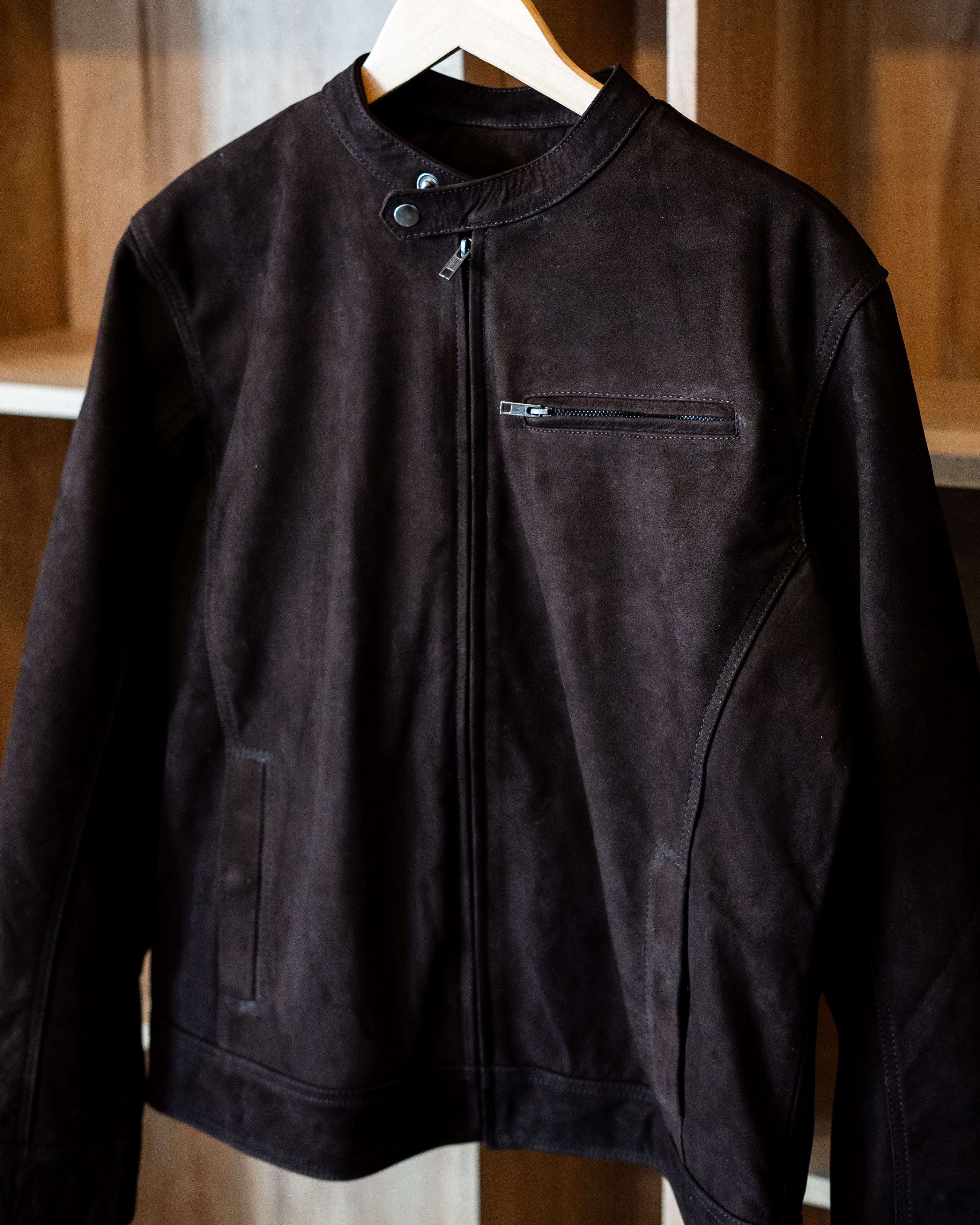 BROWN SUEDE MONTANA JACKET