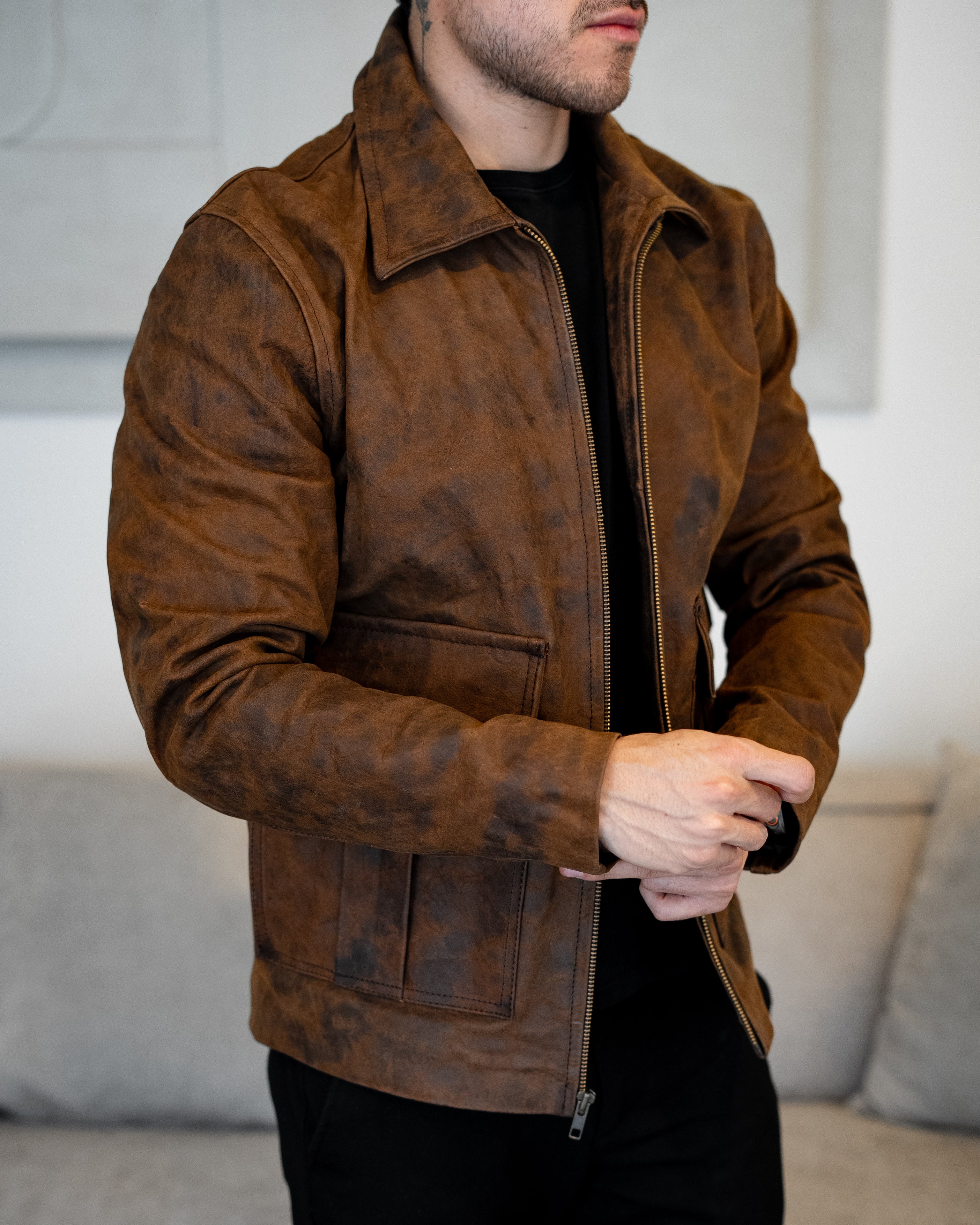 CRACKED JACKET AUSTIN JACKET