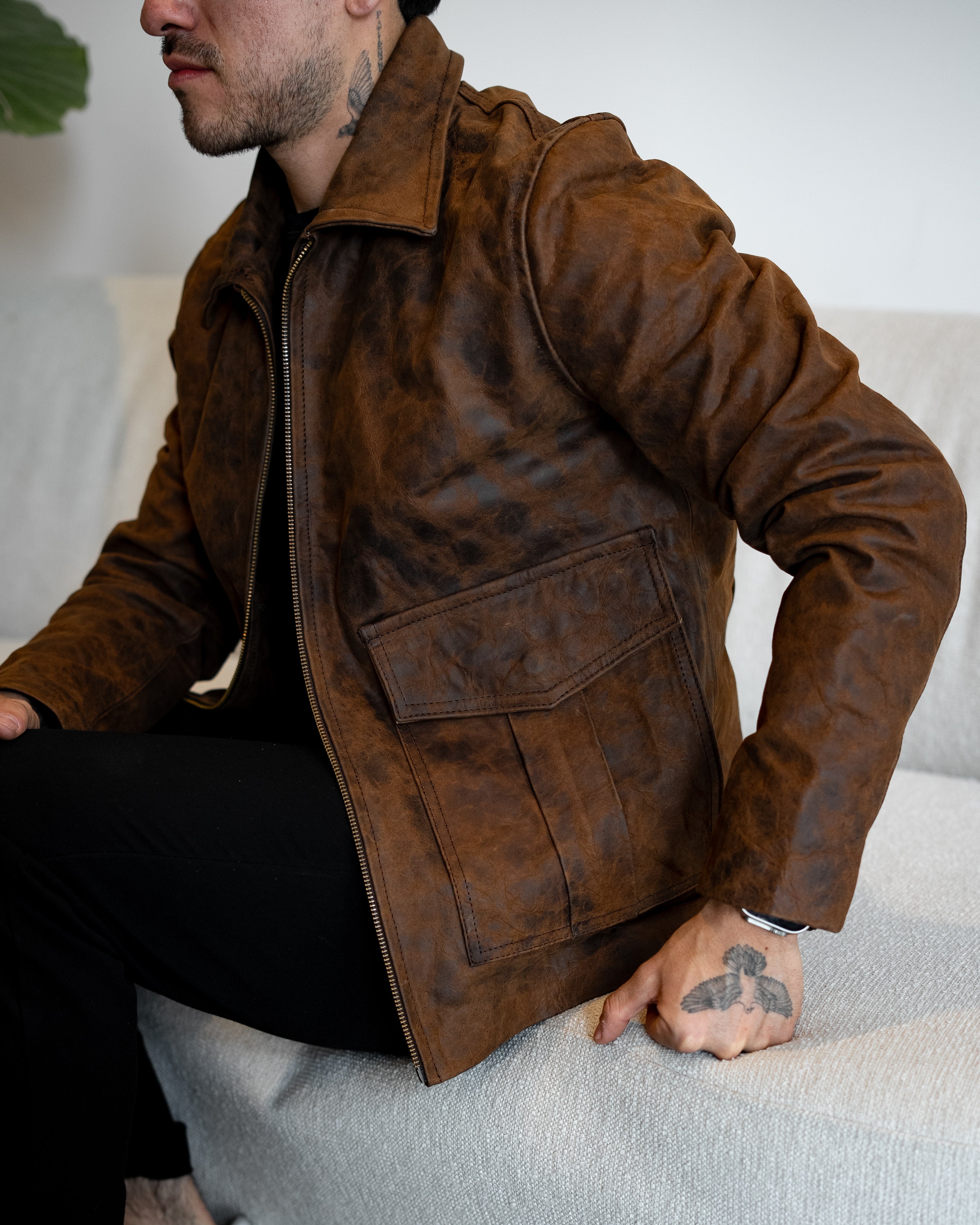 CRACKED JACKET AUSTIN JACKET