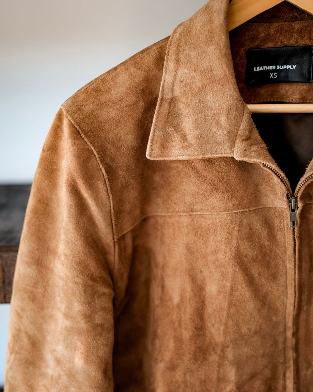 BROWN SUEDE DENVER JACKET