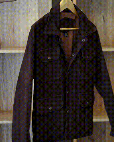 BROWN SUEDE CHICAGO JACKET