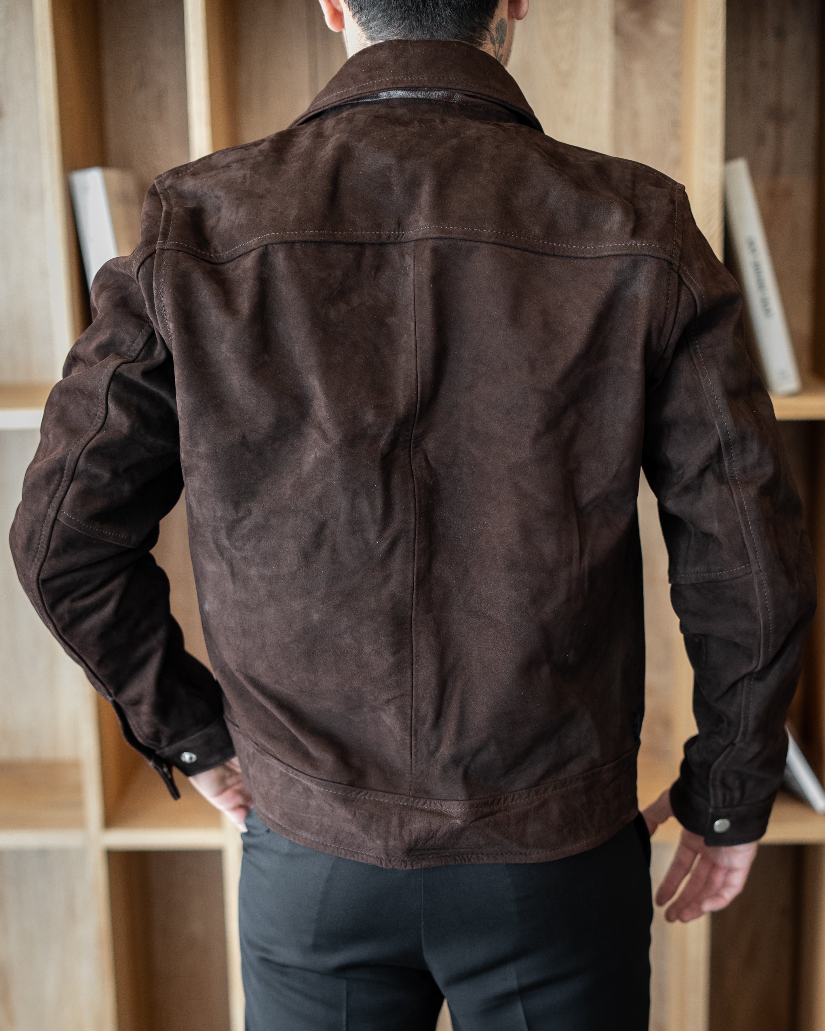 BROWN SUEDE DENVER JACKET