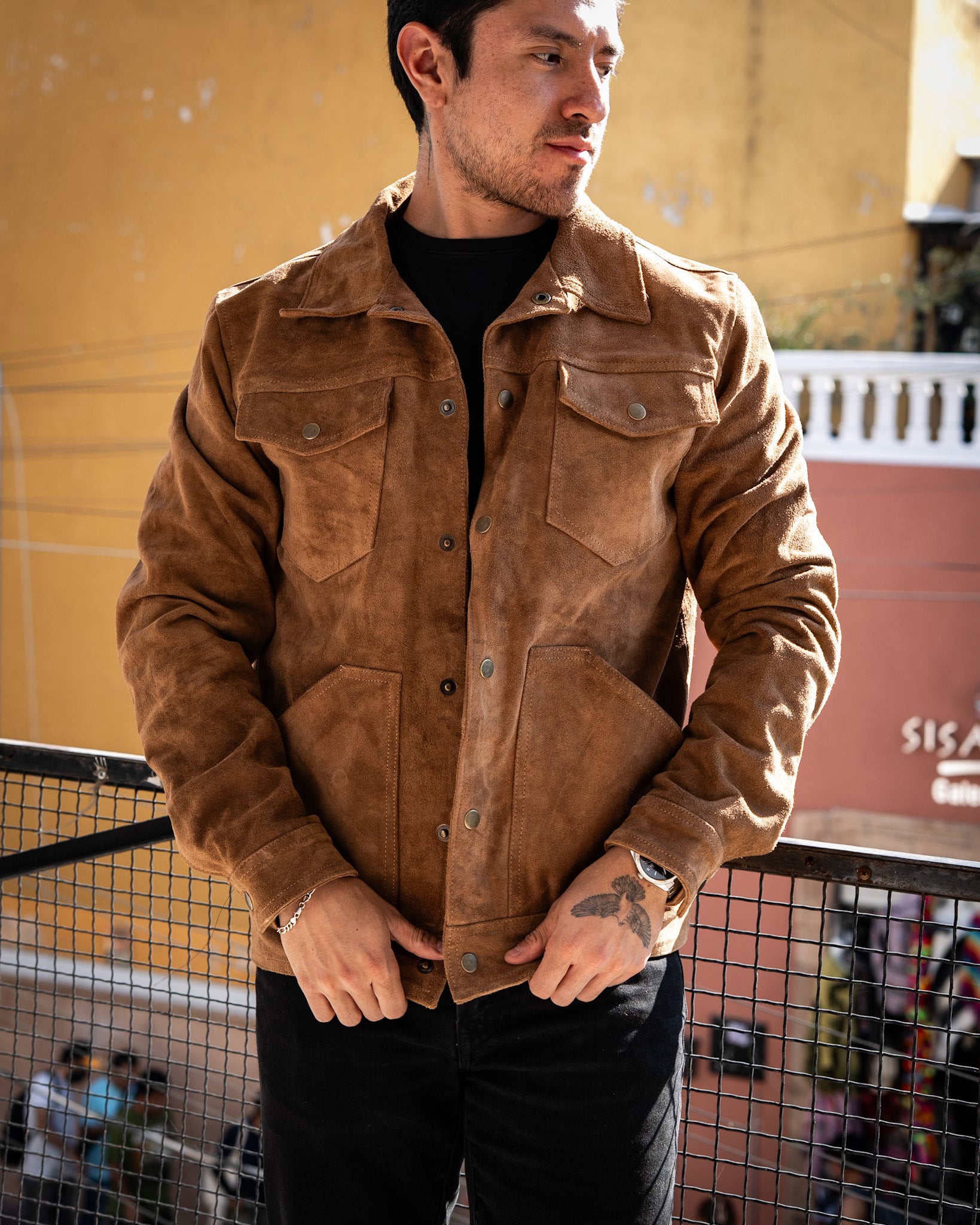 SUEDE ROMA JACKET