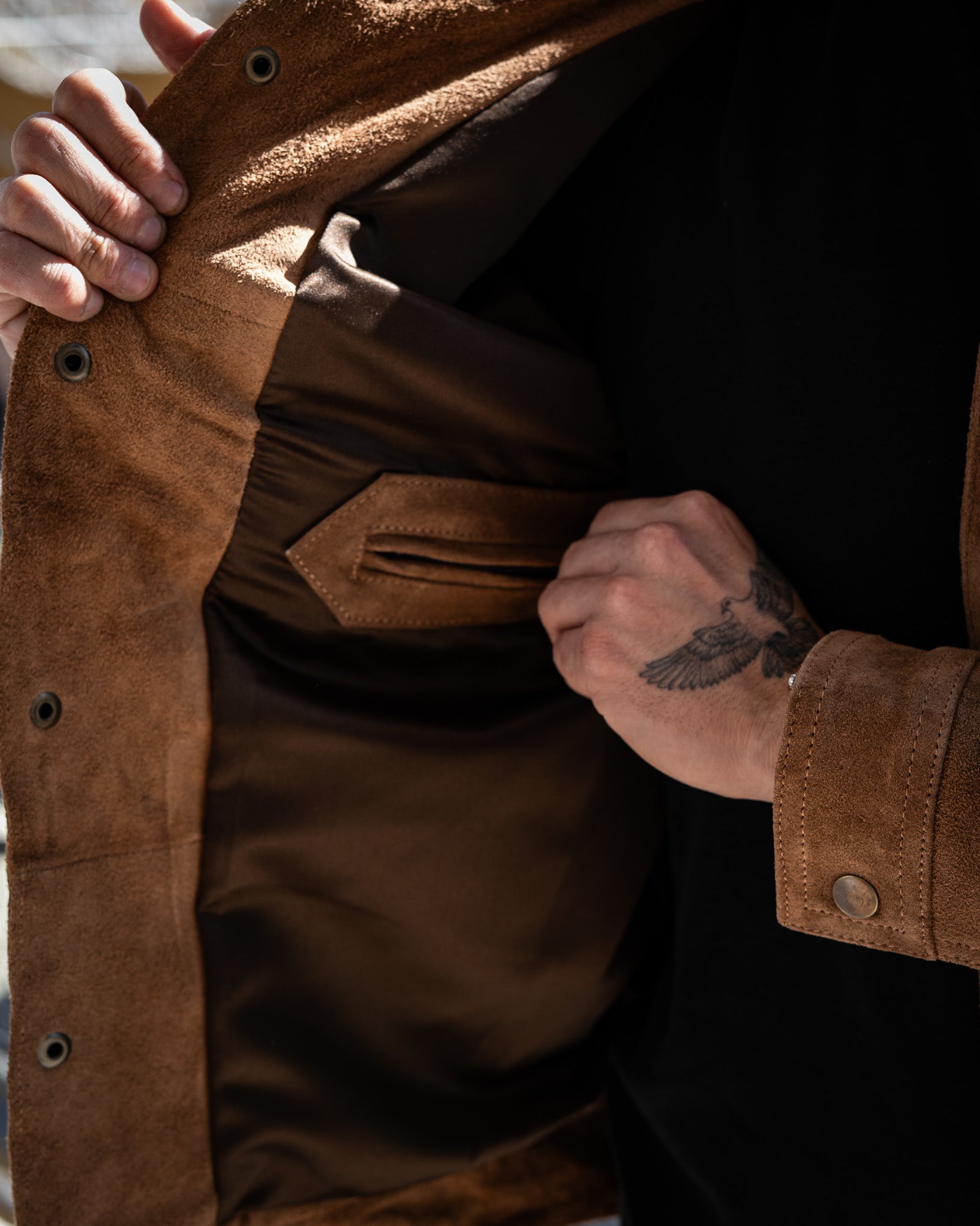 SUEDE ROMA JACKET