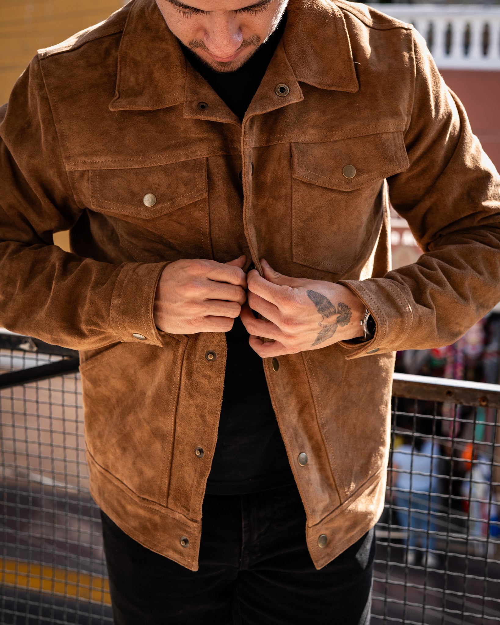 SUEDE ROMA JACKET
