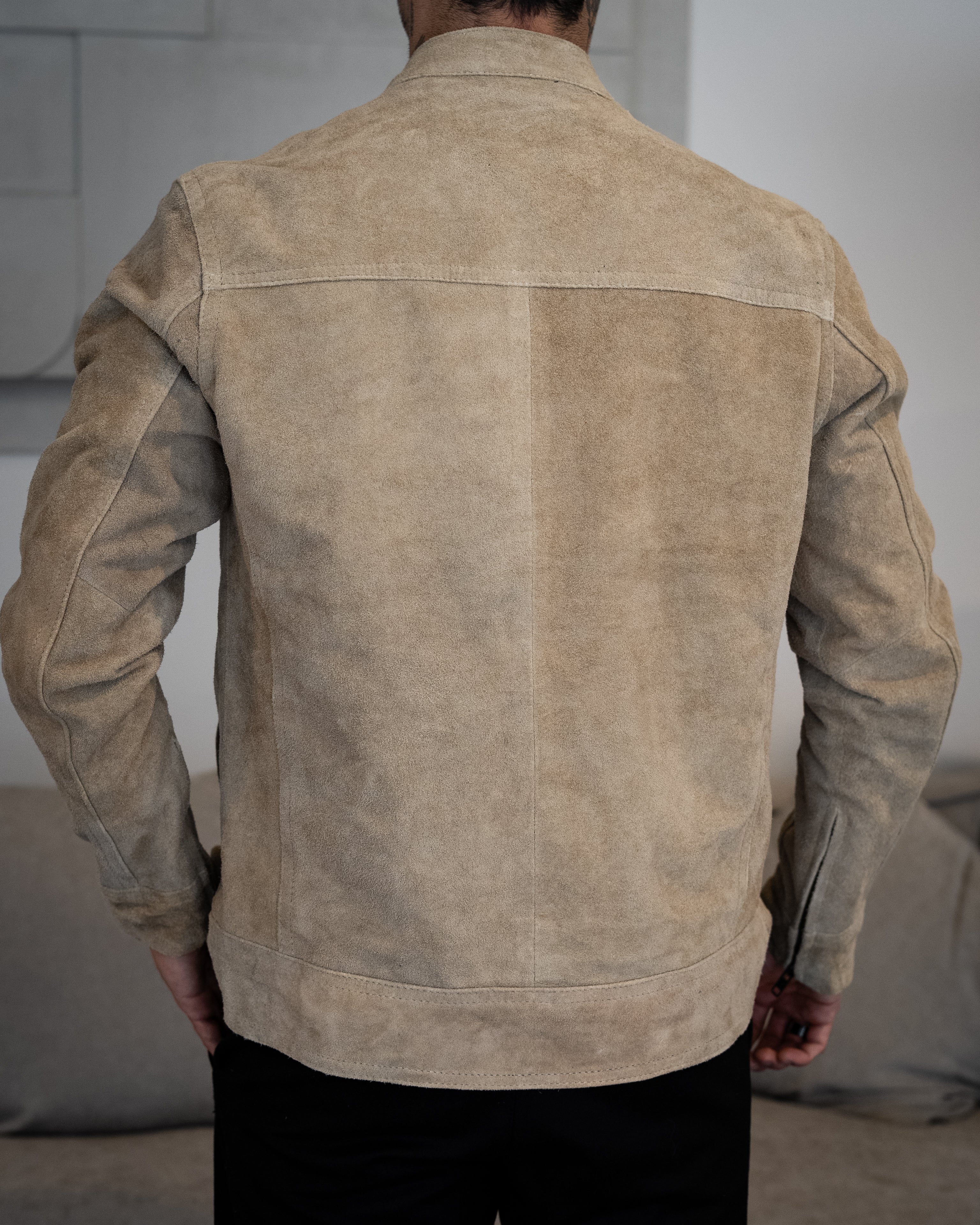 BEIGE SUEDE MONTANA JACKET