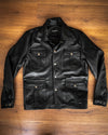 BLACK LEATHER CHICAGO JACKET