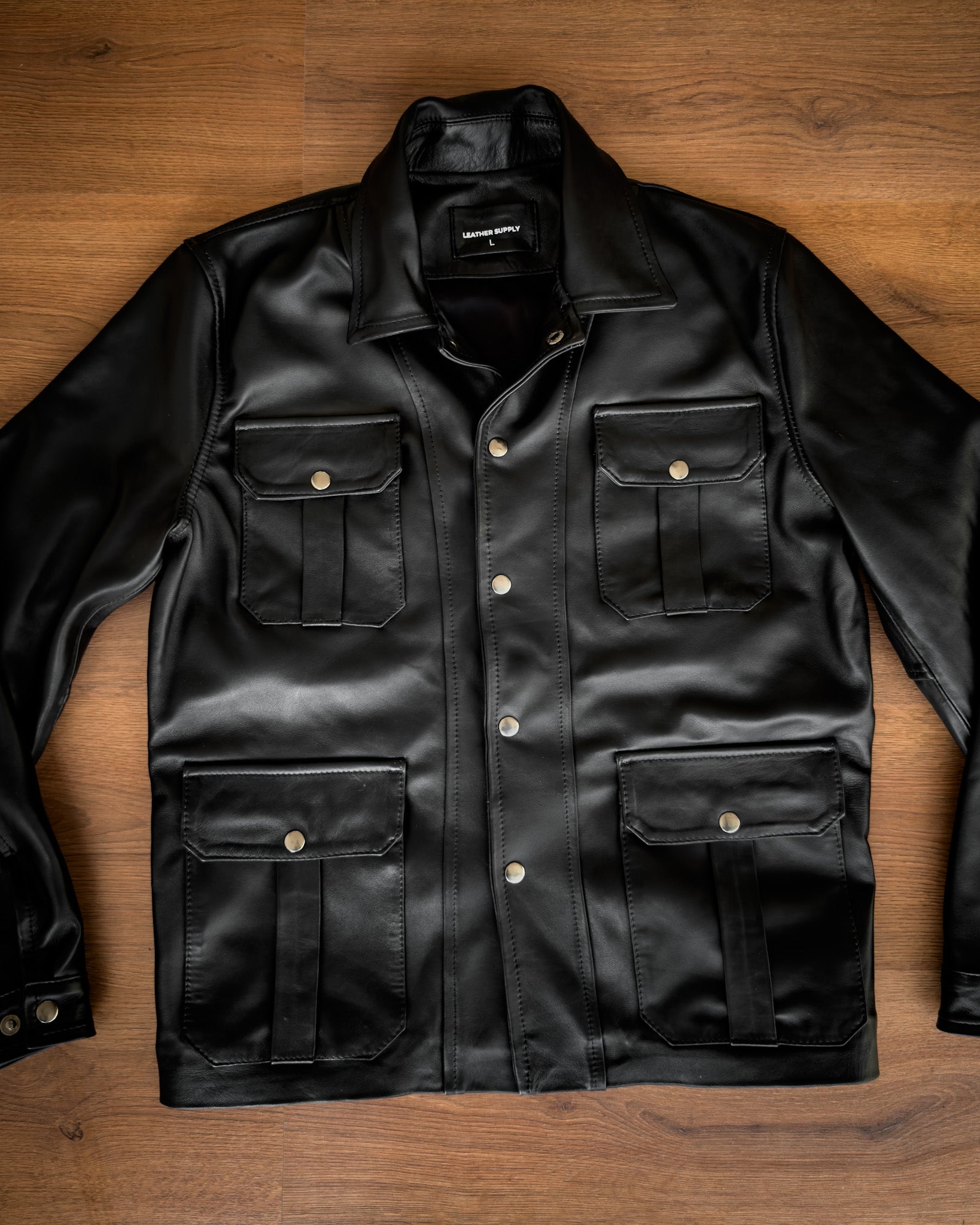 BLACK LEATHER CHICAGO JACKET