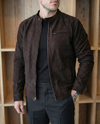 BROWN SUEDE MONTANA JACKET